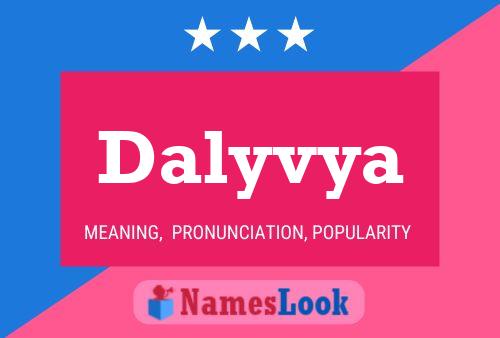 Dalyvya Name Poster