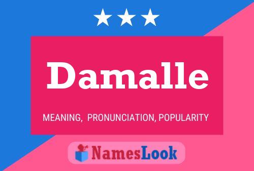 Damalle Name Poster