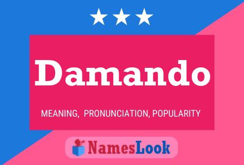 Damando Name Poster