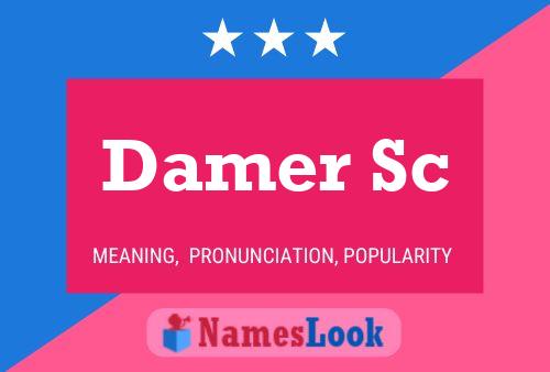 Damer Sc Name Poster