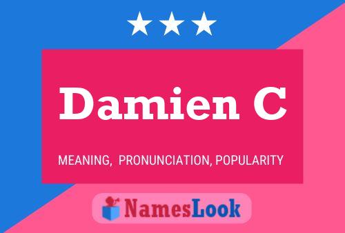 Damien C Name Poster