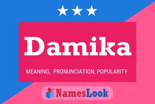 Damika Name Poster