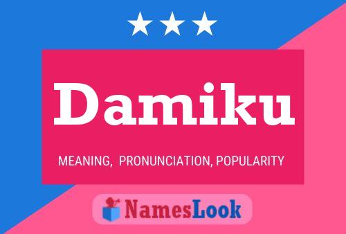 Damiku Name Poster