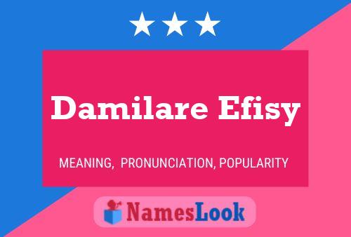 Damilare Efisy Name Poster