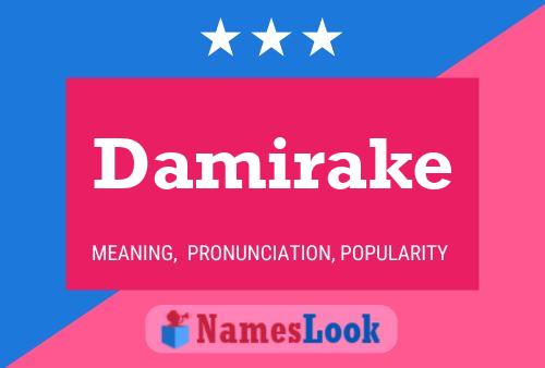 Damirake Name Poster