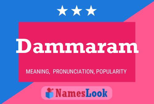 Dammaram Name Poster