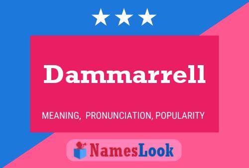 Dammarrell Name Poster