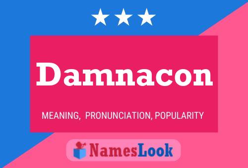 Damnacon Name Poster