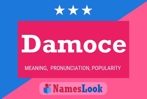 Damoce Name Poster