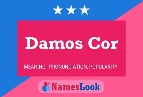 Damos Cor Name Poster