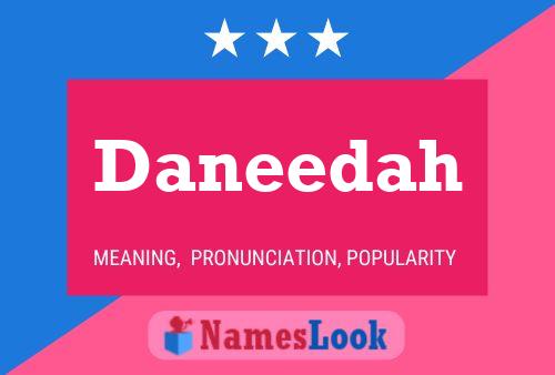 Daneedah Name Poster