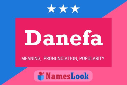 Danefa Name Poster