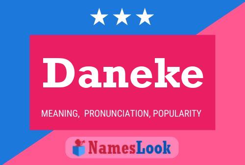 Daneke Name Poster