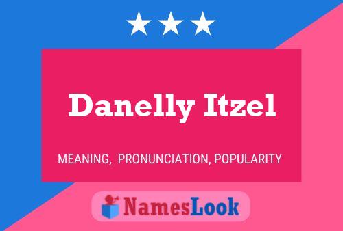 Danelly Itzel Name Poster