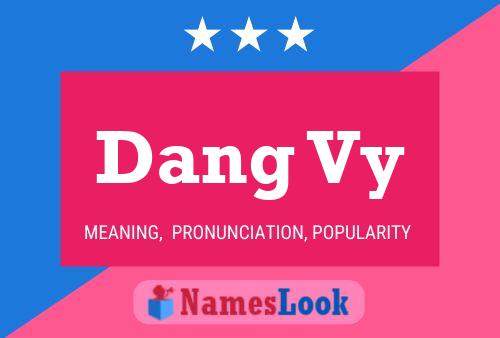 Dang Vy Name Poster