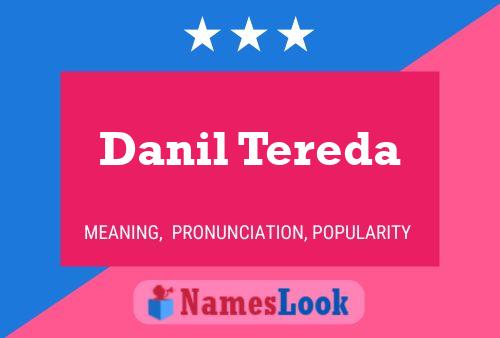 Danil Tereda Name Poster