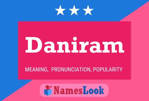 Daniram Name Poster