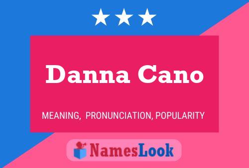 Danna Cano Name Poster