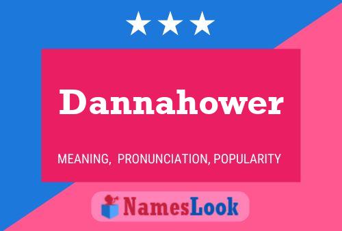 Dannahower Name Poster