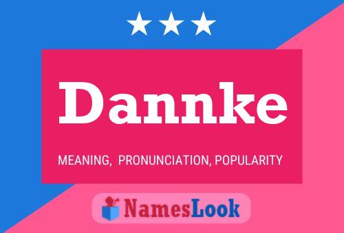 Dannke Name Poster