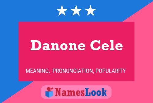 Danone Cele Name Poster