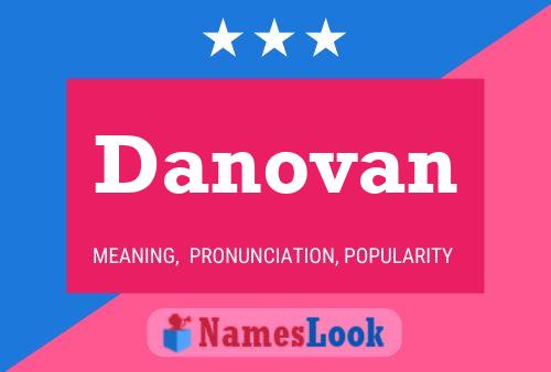 Danovan Name Poster