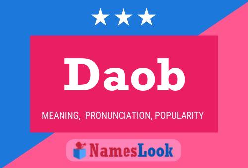 Daob Name Poster