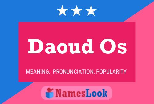 Daoud Os Name Poster