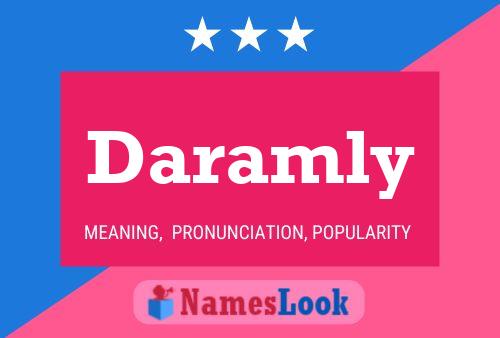 Daramly Name Poster