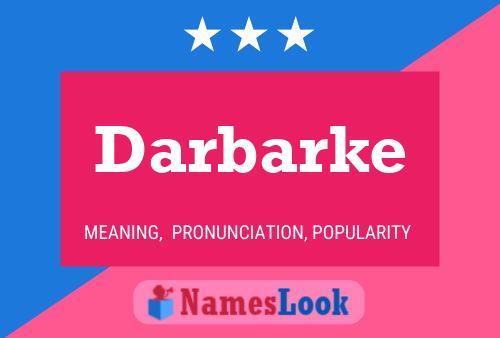 Darbarke Name Poster