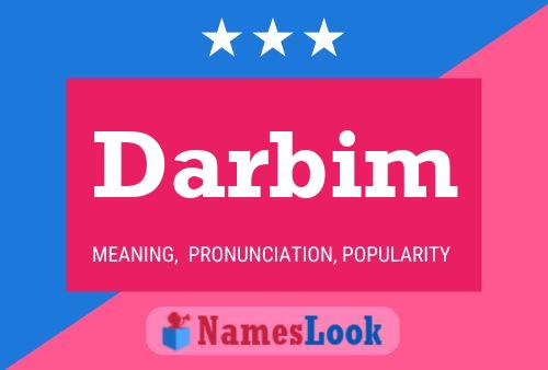 Darbim Name Poster