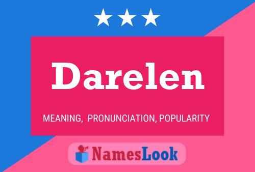 Darelen Name Poster