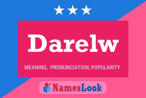 Darelw Name Poster