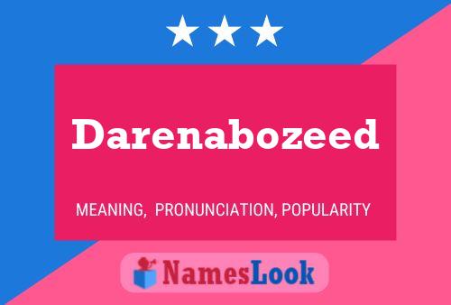 Darenabozeed Name Poster