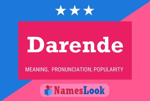 Darende Name Poster