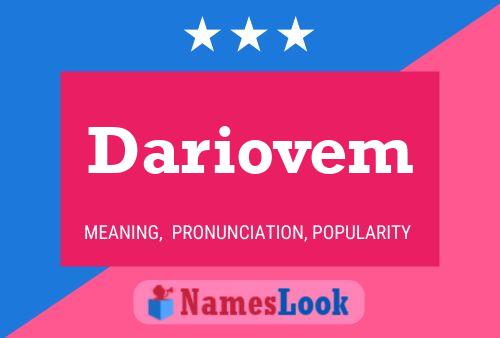 Dariovem Name Poster