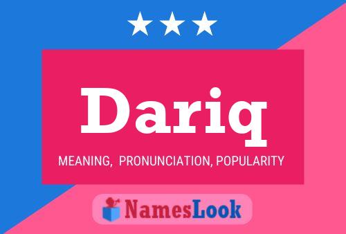 Dariq Name Poster