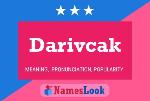 Darivcak Name Poster