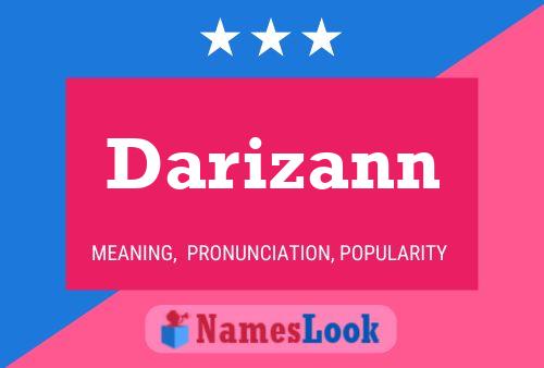 Darizann Name Poster