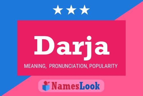 Darja Name Poster