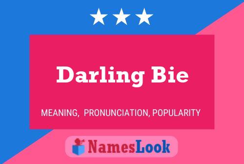 Darling Bie Name Poster