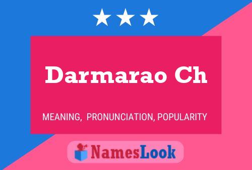 Darmarao Ch Name Poster