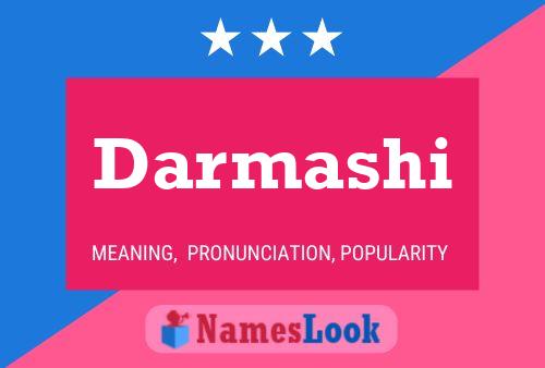 Darmashi Name Poster