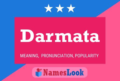 Darmata Name Poster