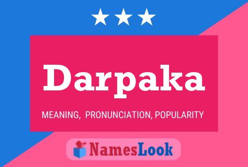 Darpaka Name Poster