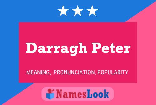 Darragh Peter Name Poster