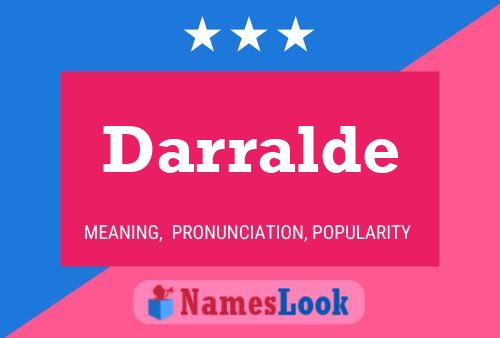 Darralde Name Poster