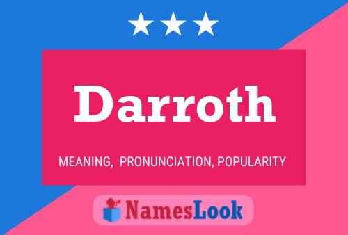 Darroth Name Poster