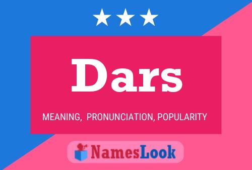 Dars Name Poster