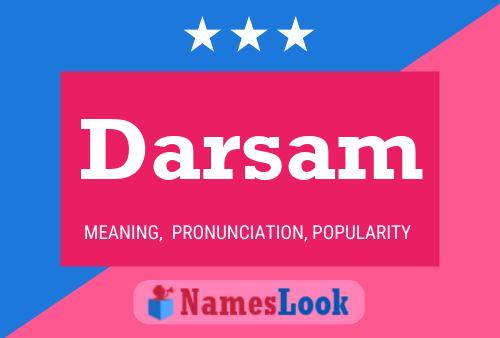 Darsam Name Poster